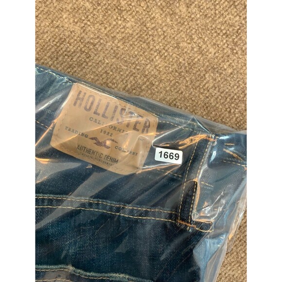 Hollister Jeans Mens 32x30 Huntington Low Rise Slim Straight Splattered Denim - Picture 8 of 8